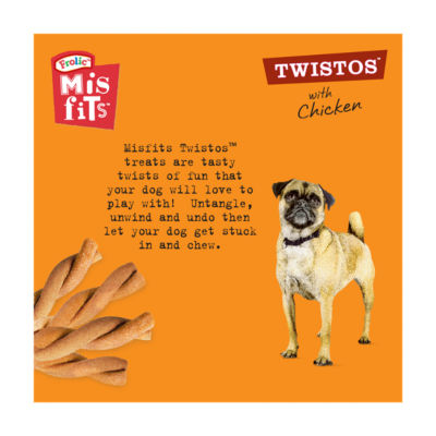 Twistos Dog Treats with Chicken 105g thumbnail 3