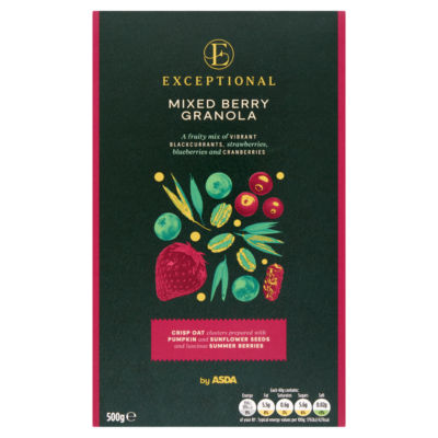 Exceptional by  Mixed Berry Granola 500g