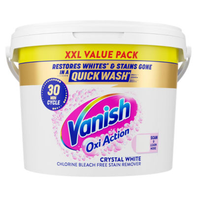 Gold Crystal White Oxi Action Stain Remover Powder 2.4kg