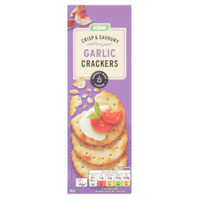 Crisp & Savoury Garlic Crackers