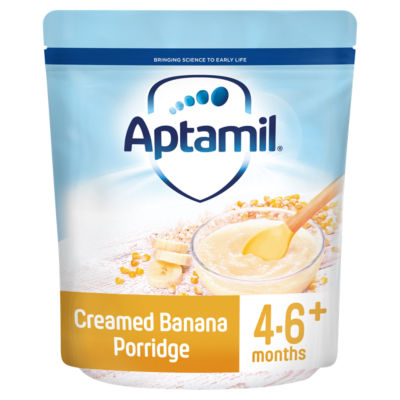 Creamed Banana Porridge Baby Cereal, 4-6+ Months, 125 g thumbnail 2
