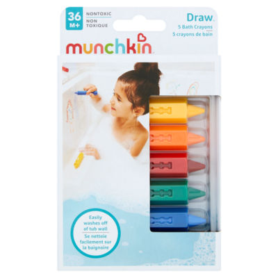 5 Draw Bath Crayons 36m+ thumbnail 2