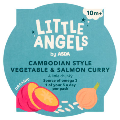 Organic Cambodian Style Vegetable & Salmon Curry 10+ M 190g thumbnail 2
