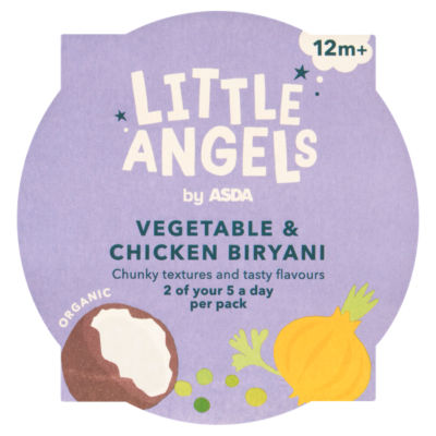 Little Angels by  Organic Vegetable & Chicken Biryani 12m+ 200g thumbnail 2