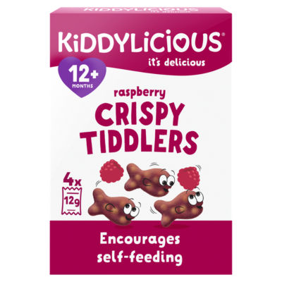 Raspberry Crispy Tiddlers 12+ Months 4 x 12g (48g) thumbnail 2