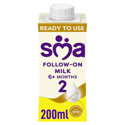 SMA Pro 2 Follow-on Milk Ready to Use, 6 mths+