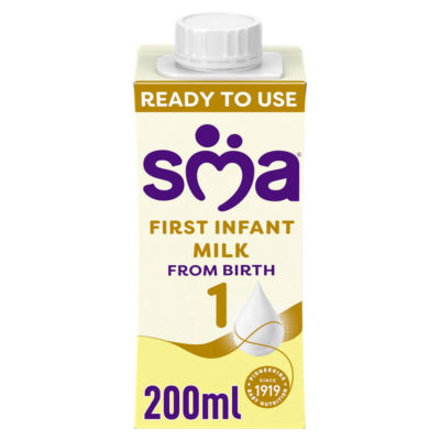 ® 1 First Infant Baby Milk Premade Liquid Formula from birth 200ml thumbnail 2