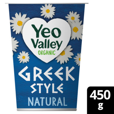 Organic Natural Greek Style Yogurt 450g thumbnail 2