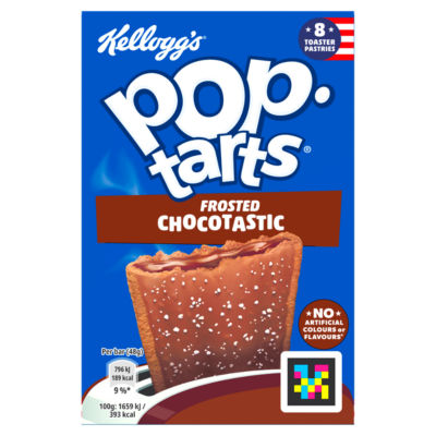 Pop-Tarts Frosted Chocotastic Pastry Snack Slices 8x48g thumbnail 2