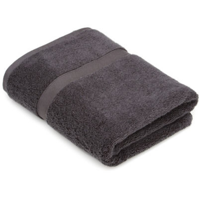 Medium Dark Grey Super Soft Cotton Bath Towel thumbnail 2
