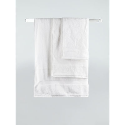 Small White Super Soft Cotton Hand Towel thumbnail 2