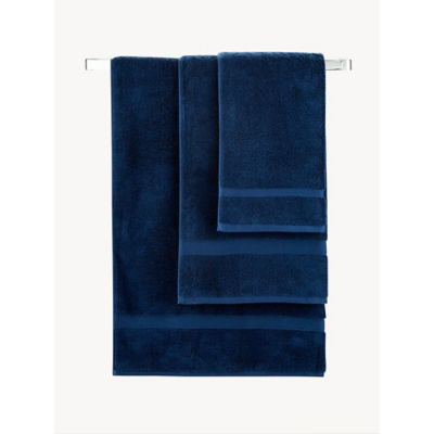 Medium Blue Super Soft Cotton Bath Towel thumbnail 2