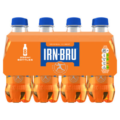 IRN-BRU Regular Soft Drink Bottle Multipack 8x250ml thumbnail 2