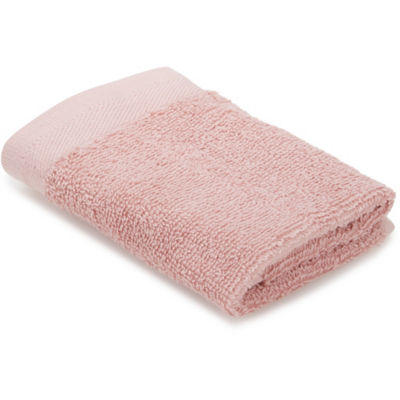 Dusky Pink 100% Cotton Face Cloth thumbnail 3