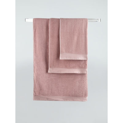 Small Dusky Pink Cotton Hand Towel