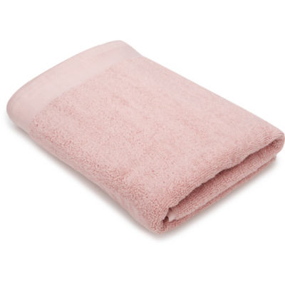 Medium Dusky Pink Cotton Bath Towel thumbnail 2