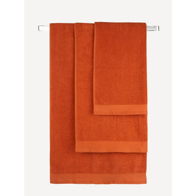 Medium Burnt Orange Bath Towel thumbnail 2