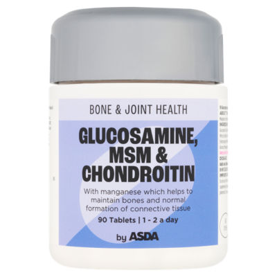 Bone & Joint Health 1 a day Glucosamine, MSM & Chondroitin 90 Tablets