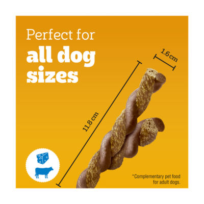 RODEO Duos Beef and Cheese Dog Treats 7 Sticks 123g thumbnail 4