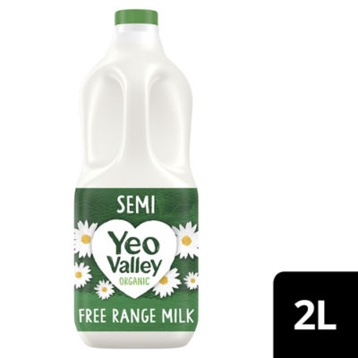 Yeo Valley Organic Fresh Semi Skimmed Milk