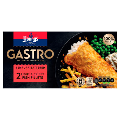 Gastro Tempura Battered 2 Light & Crispy Fish Fillets 270g thumbnail 2