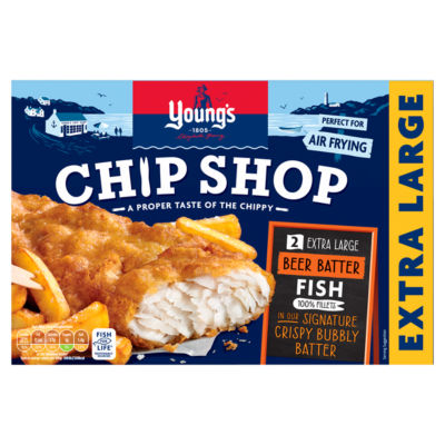 Chip Shop 2 Extra Large Beer Batter Fish 300g thumbnail 2