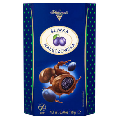 Candied Plums in Cocoa Cream Covered by Chocolate 190g