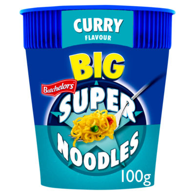 Big Super Noodles Curry Instant Noodle Pot 100g thumbnail 2