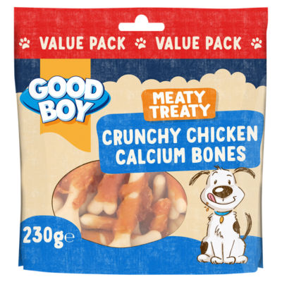 Meaty Treaty Crunchy Chicken & Calcium Bones 230g thumbnail 2