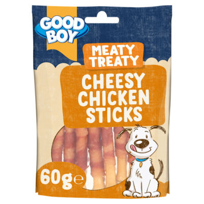 Meaty Treaty Cheesy Chicken Sticks 60g thumbnail 2