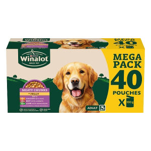 Meaty Chunks Mixed in Jelly Wet Dog Food 40x100g thumbnail 2