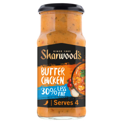 Reduced Fat Indian Butter Chicken Curry Cooking Sauce 420g thumbnail 2