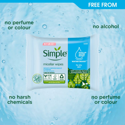 Kind to Skin Micellar Cleansing Wipes Water Boost 20 wipes thumbnail 3