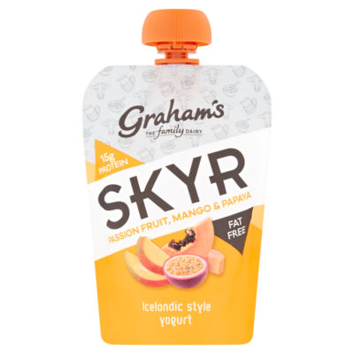 The Family Dairy Skyr Passion Fruit, Mango & Papaya Icelandic Style Yogurt 150g thumbnail 2