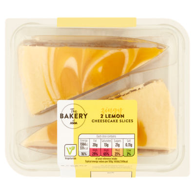 The BAKERY at ASDA Lemon Cheesecake Slices