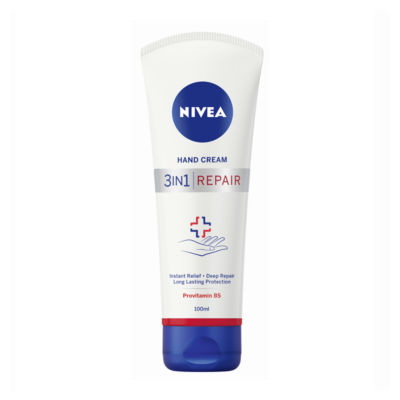 NIVEA 3 in 1 Repair Hand Cream 100ml thumbnail 2