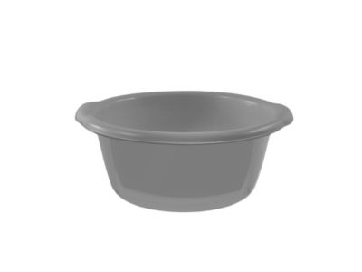 Recycled Plastic Round Washing Up Bowl Grey thumbnail 2