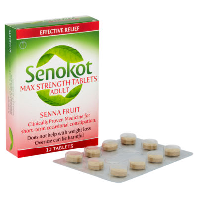 Max Strength Tablets Adult Senna Fruit 10 Tablets thumbnail 3