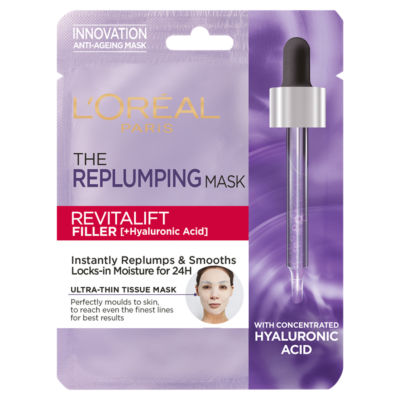 L'Oreal Paris Revitalift Filler Hyaluronic Acid Replumping Tissue Mask thumbnail 2