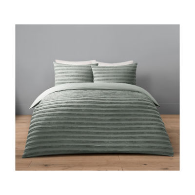 Green Luxury Tufted 100% Cotton Duvet Set Double thumbnail 5