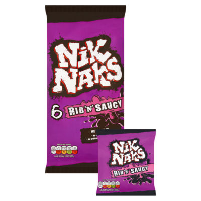 Rib 'N' Saucy Multipack Crisps 6 Pack thumbnail 3