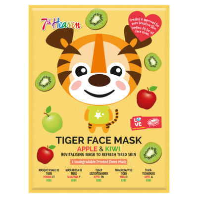 Apple & Kiwi Tiger Face Mask thumbnail 2