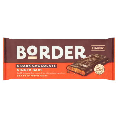 Dark Chocolate Ginger Bars 6 x 24g (144g) thumbnail 2