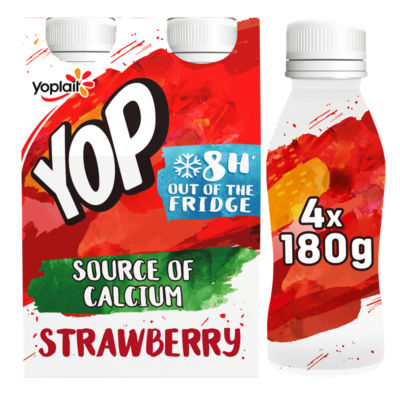 Strawberry Drinking Yoghurt 4 x 180g thumbnail 2