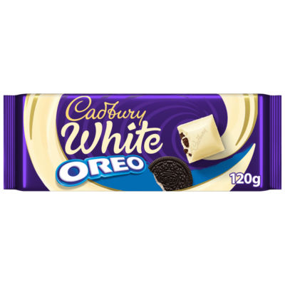 White Oreo Chocolate Bar 120 g thumbnail 2