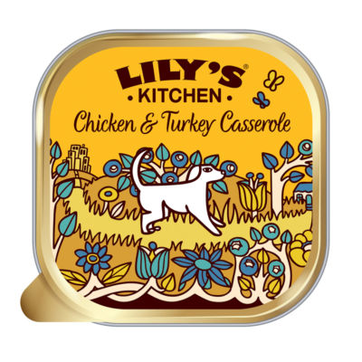 Chicken & Turkey Casserole Adult Wet Dog Food 150g thumbnail 2