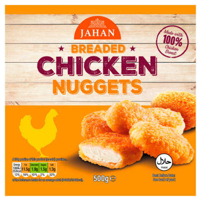 Breaded Chicken Nuggets 500g
