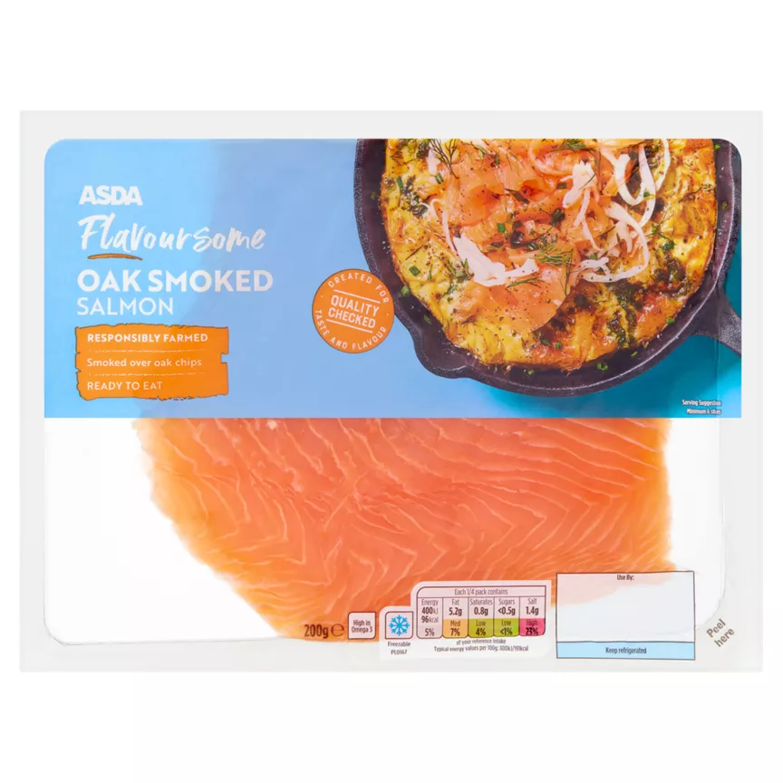 ASDA Flavoursome Oak Smoked Salmon