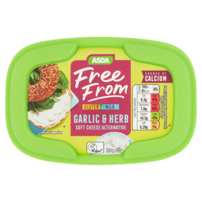 Free From Garlic & Herb Soft Cheese Alternative 170g thumbnail 2