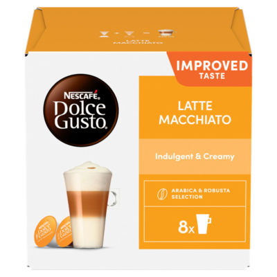 Dolce Gusto Latte Macchiato Coffee Pods x16 (8 Servings)